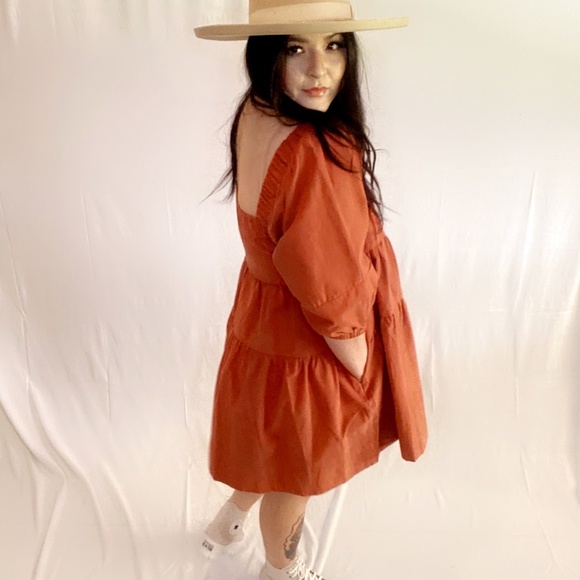 Rust color dress - Picture 1 of 5